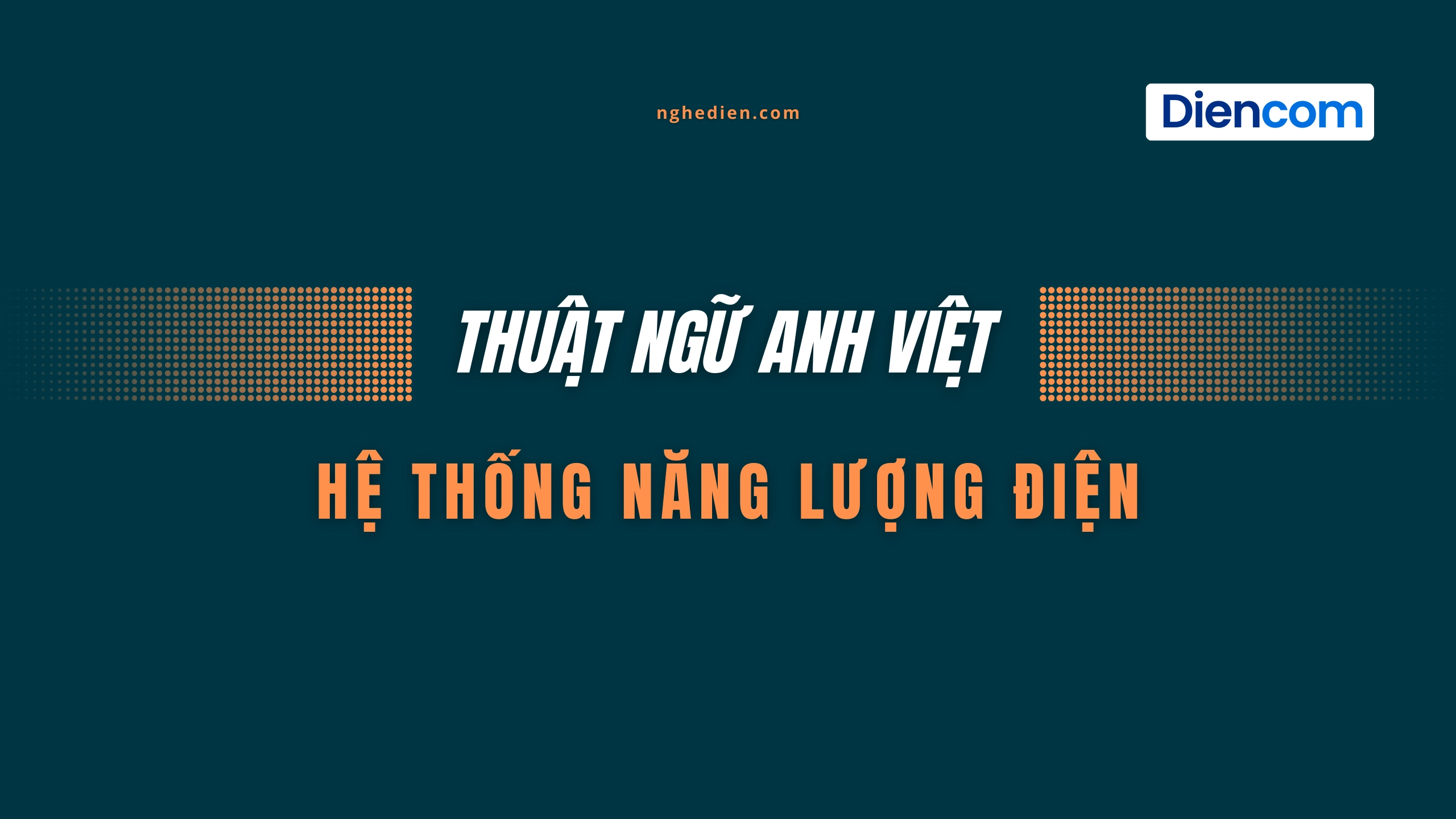 Thuật ngữ hệ thống điện