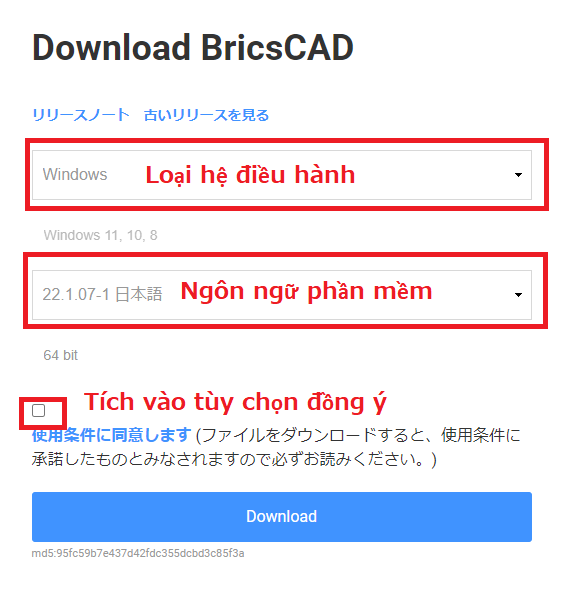 tai ve bricscad dung thu