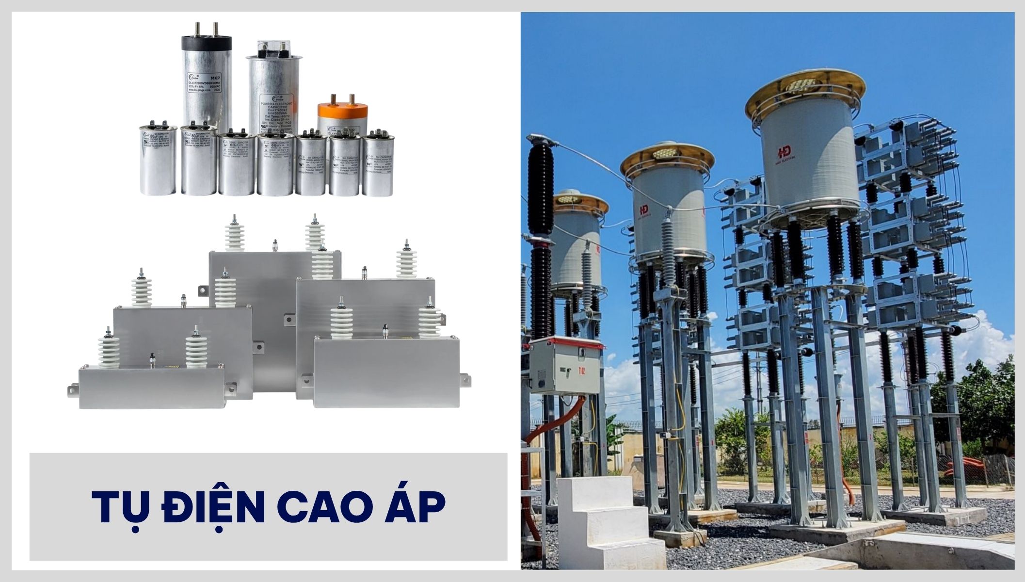 Tụ bù trạm cao áp, trạm biến áp