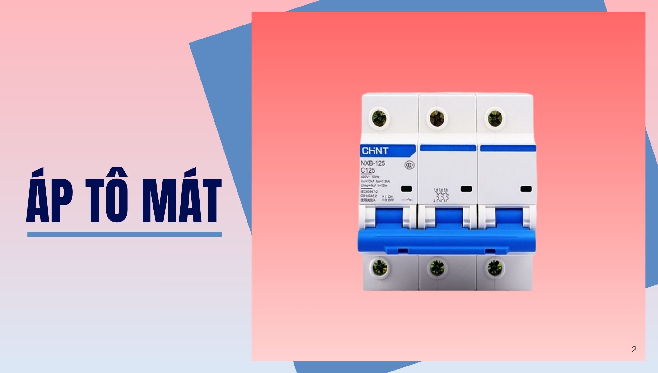 Cấu tạo Áp tô mát (cầu giao tự động)