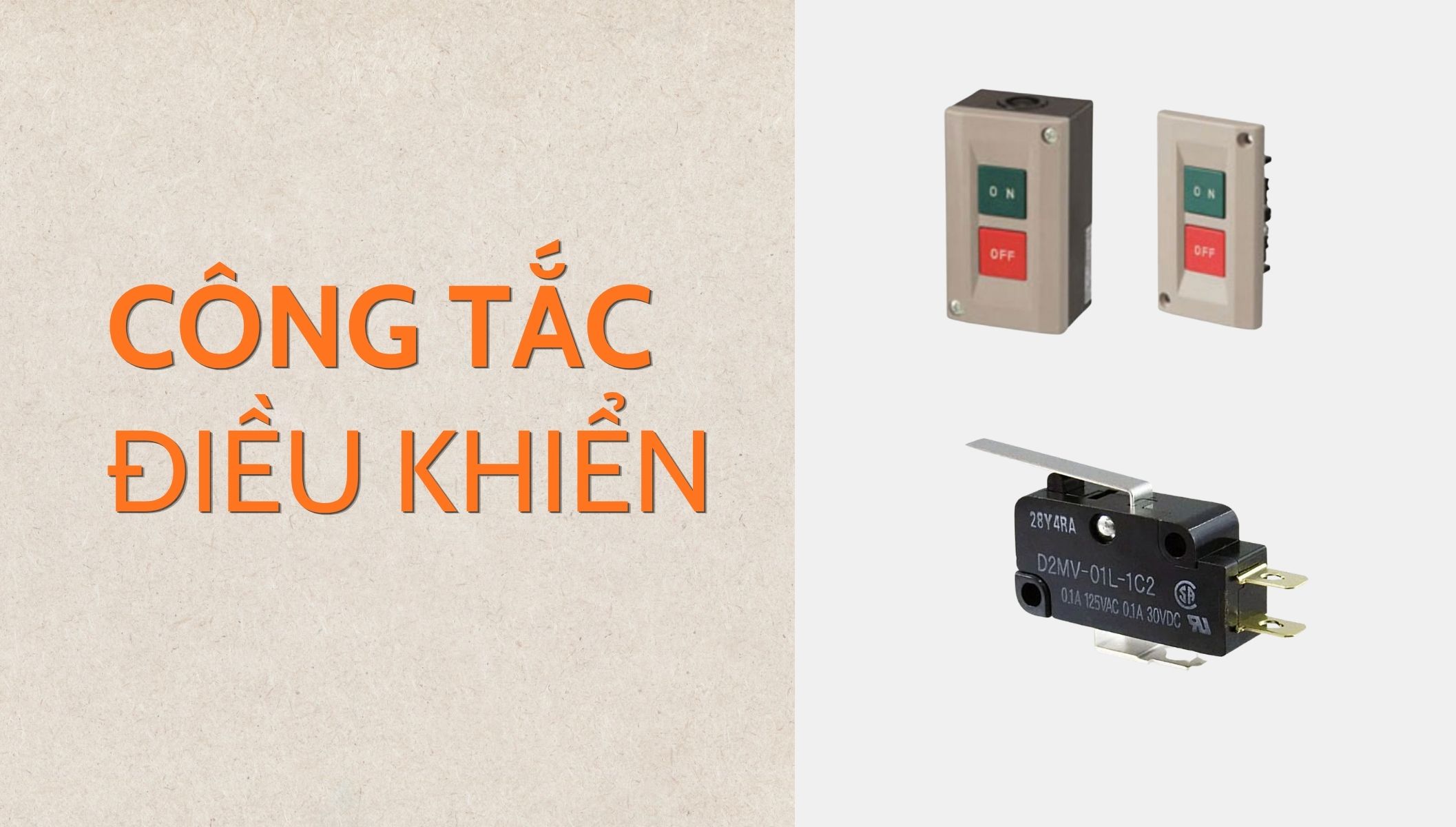 Cấu tạo và nguyên lý của công tắc điều khiển