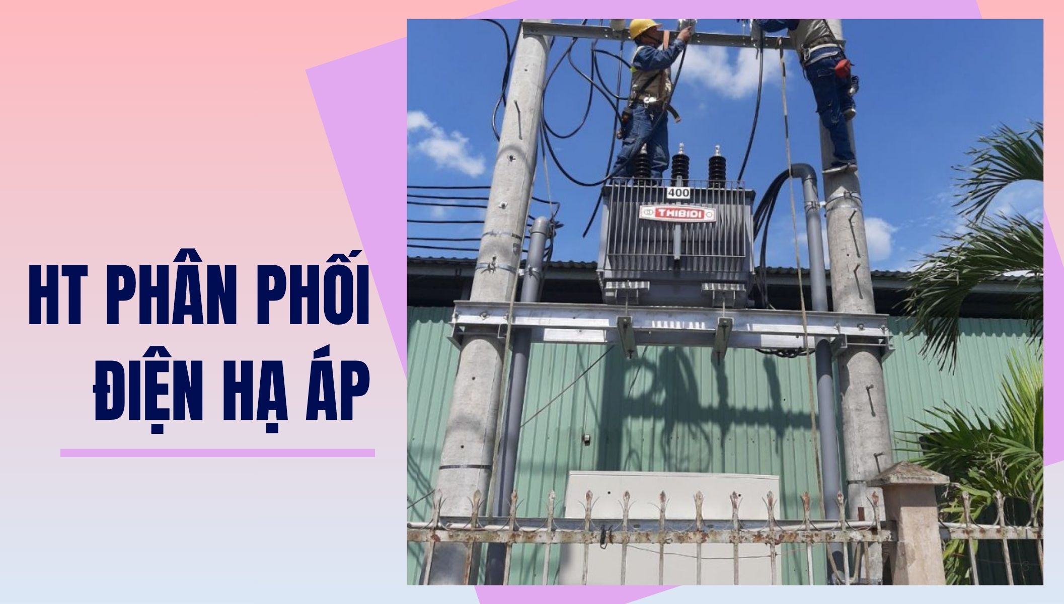 hệ thống phân phối điện hạ áp ở Việt Nam