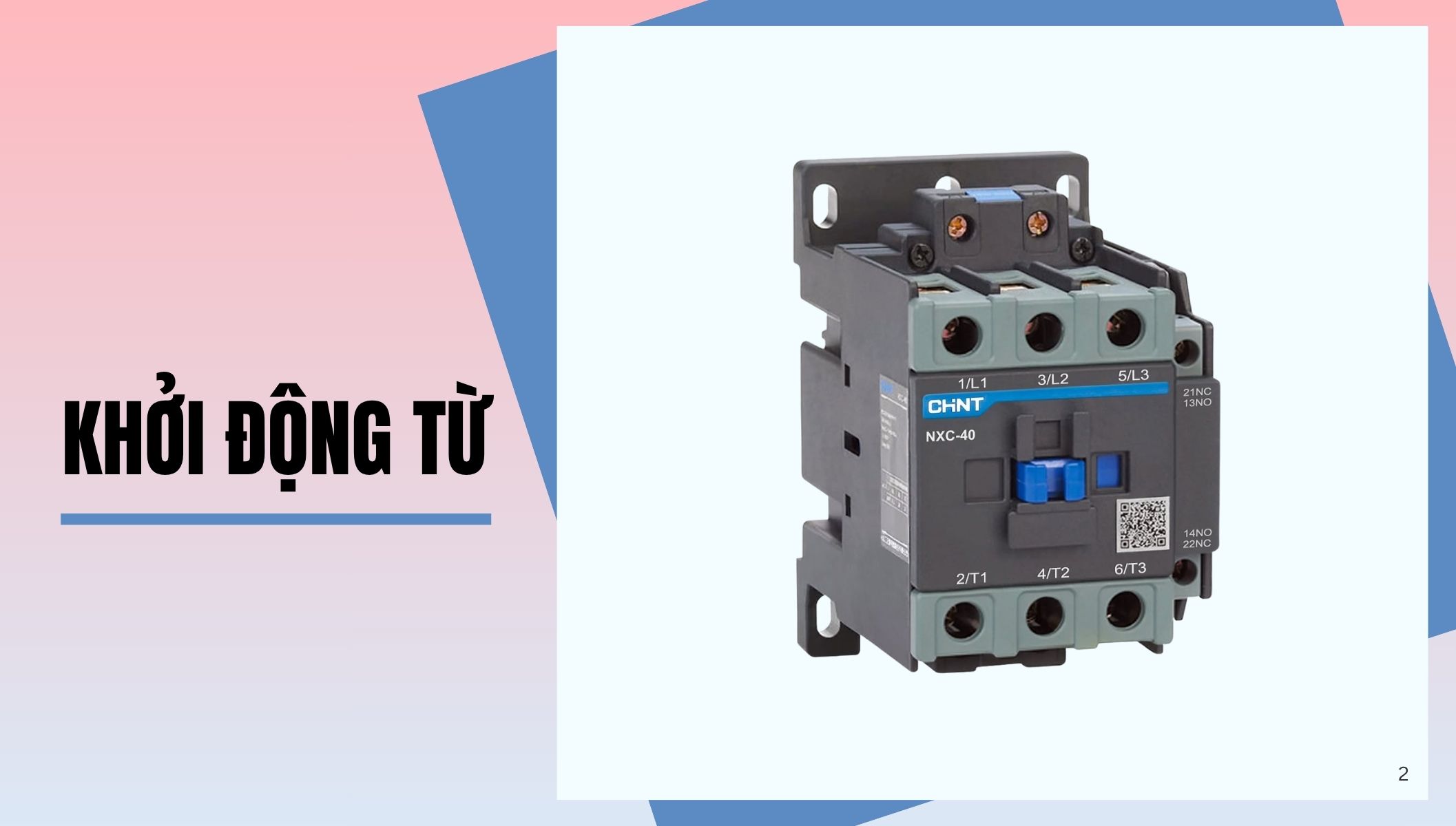 Cấu tạo và nguyên lý làm việc của khởi động từ